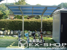 のサイクルポート・駐輪場 レイナポート ミニ 積雪〜20cm対応 施工例