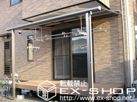 のテラス屋根 ライザーテラスII Ｆ型 テラスタイプ 単体 積雪〜20cm対応 施工例