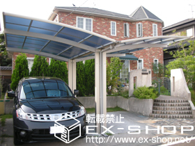 のカーポート プレシオスポート Y合掌  積雪〜20cm対応 施工例