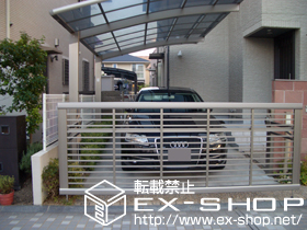 のカーゲート ワイドオーバードアR1型 電動式 施工例