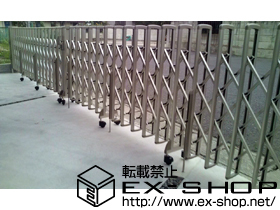 のカーゲート レイオス1型 ノンレール 両開き 施工例