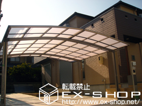 のカーポート カーブポートシグマIII   ワイド 積雪〜20cm対応 施工例