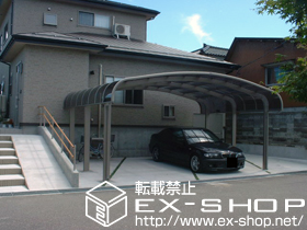 のカーポート テールポートシグマIII 1500 ワイド 積雪〜50cm対応 施工例