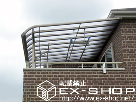 のバルコニー・ベランダ屋根 パワーアルファ RB型 単体 屋根タイプ 積雪〜30cm対応 施工例