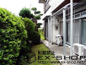 のテラス屋根 ヴェクターテラス R型 テラスタイプ 単体 積雪〜20cm対応 施工例