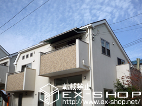 のオーニング・日よけ 彩鳥S型 レギュラータイプ 手動式　外観左駆動 施工例