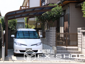 のカーポート レイナキャップポート 積雪〜20cm対応 施工例