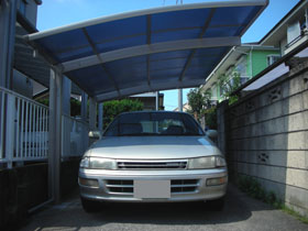 のカーポート プレシオスポート 積雪〜20cm対応 施工例