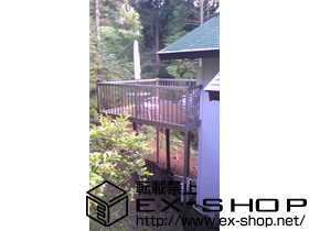 のバルコニー アクトステージA型 太格子 単体 柱建て式 施工例