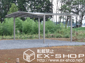 のカーポート カーブポートシグマ? ワイドタイプ 積雪〜20cm対応 施工例