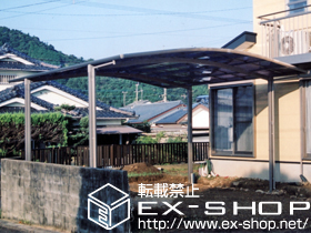 のカーポート カーブポートシグマIII   ワイド 積雪〜20cm対応 施工例