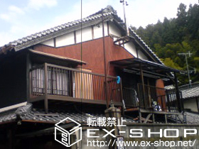 のバルコニー バルコニーBY-X型 単体 屋根置き式 施工例