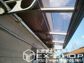 のバルコニー・ベランダ屋根 ライザーテラスII F型 ルーフタイプ 単体 積雪〜20cm対応 施工例