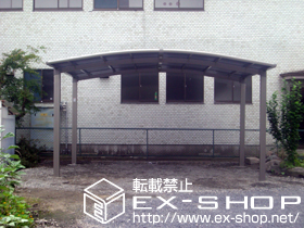 のカーポート カーブポートシグマ? ワイド 積雪〜20cm対応 施工例