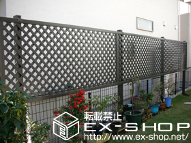のフェンス・柵 シャレオR11型フェンス［多段柱］ 施工例