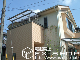 のバルコニー・ベランダ屋根 ライザーテラスII   F型 屋根タイプ 単体 積雪〜20cm対応 施工例