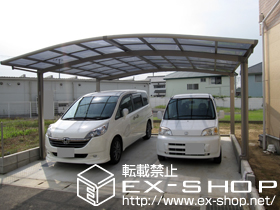 のカーポート カーブポートシグマIII ワイド 積雪〜20cm対応 施工例