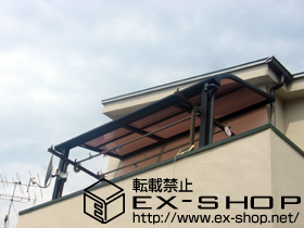 のバルコニー・ベランダ屋根 ヴェクター R型 屋根タイプ 積雪〜20cm対応 施工例