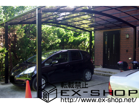 のカーポート カーブポートシグマIII ワイド 積雪〜20cm対応 施工例