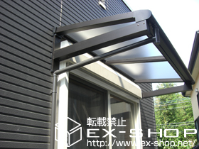 のバルコニー・ベランダ屋根 ヴェクターテラス F型 ルーフタイプ 単体　積雪〜20cm対応 施工例