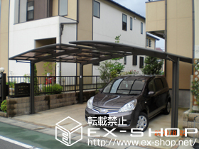 のカーポート カーブポートシグマIII 積雪〜30ｃｍ対応 施工例