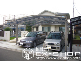 のカーポート レイナポート M合掌 積雪〜20cm対応 施工例