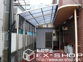 のカーポート ルーフポートシグマIII 積雪〜20cm対応＋サイドパネル 施工例