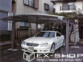 のカーポート カーブポートシグマ? ワイド 積雪〜20cm対応 施工例