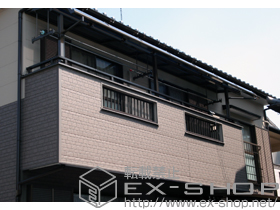 のバルコニー・ベランダ屋根 ライザーテラス?R型 連棟 屋根タイプ 積雪〜20cm対応 施工例