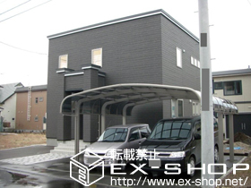 のカーポート テールポートシグマ? ワイドタイプ 積雪〜50cm対応 施工例