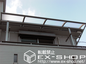 のバルコニー・ベランダ屋根 ヴェクター R型 屋根タイプ 単体 積雪〜20cm対応 施工例