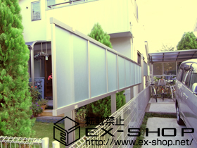 のフェンス・柵 シャレオRP型フェンス［多段柱］ 施工例