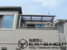 のバルコニー・ベランダ屋根 ライザーテラスII R型 屋根タイプ 単体 積雪〜20cm対応 施工例