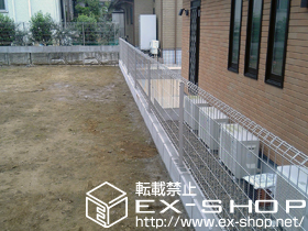 のフェンス・柵 FCS-61型フェンス フリーポールタイプ 施工例