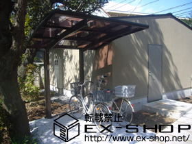 のサイクルポート・駐輪場 レイナポートミニ 積雪〜20cm対応 施工例