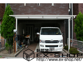 のテラス屋根 ヴェクターテラスF型 単体 テラスタイプ 積雪〜20cm対応 施工例