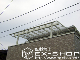 のバルコニー・ベランダ屋根 ヴェクターテラス R型 屋根タイプ 単体 積雪〜20cm対応 施工例