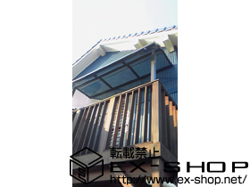 のテラス屋根 ライザーテラスII   R型 テラスタイプ 単体 積雪〜20cm対応 施工例