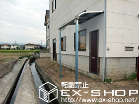 のテラス屋根 プレシオステラス R型 テラスタイプ 単体　積雪〜20cm対応 施工例