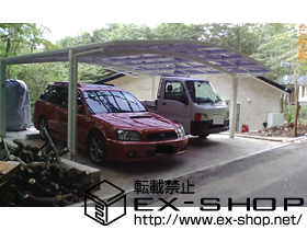 のカーポート カーブポートシグマIII   ワイド 積雪〜20cm対応 施工例