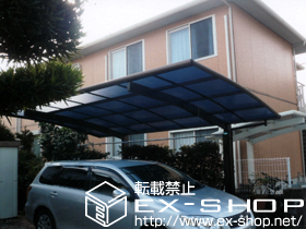 のカーポート プレシオスポート　積雪〜20ｃｍ対応＋着脱式サポート　2本入り 施工例