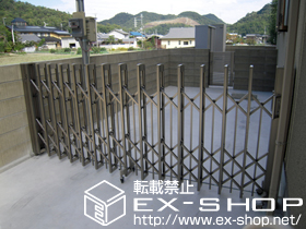 のカーゲート アルシャインPG型R Aタイプ ノンレール 片開き 施工例