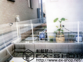 のフェンス・柵 ハイグリッドフェンスN8型 施工例