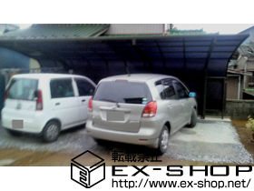 のカーポート テールポートシグマIII 延長 積雪〜20cm対応 施工例