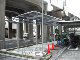 のカーポート プレシオスポート 縦連棟 積雪〜20cm対応 施工例