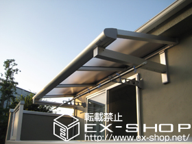 のバルコニー・ベランダ屋根 ヴェクターテラス F型 屋根タイプ 単体 積雪〜20cm対応 施工例