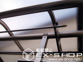 のバルコニー・ベランダ屋根 ヴェクターテラス R型 屋根タイプ 単体 積雪〜20cm対応 施工例