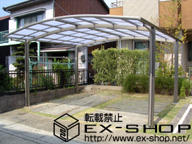 のカーポート カーブポートシグマIII   ワイド 積雪〜20cm対応 施工例