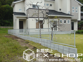 のフェンス・柵 スーパー速川1型［自由柱］ 施工例