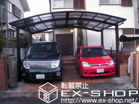 のカーポート プレシオスポート ワイドタイプ 積雪〜20cm対応 施工例
